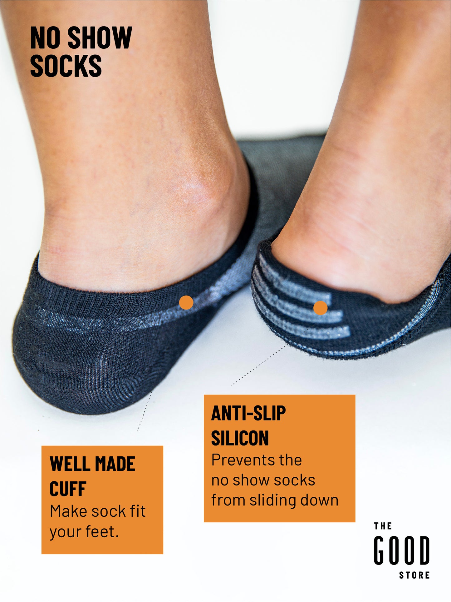 No Show Socks for Men and Women | 6 Pairs